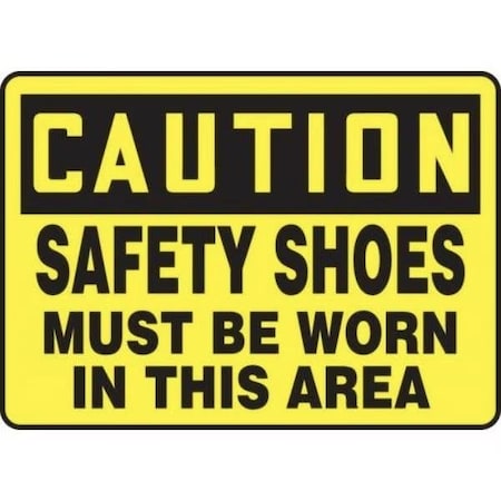 Accuform OSHA CAUTION SAFETY SIGN SAFETY MPPE719VS MPPE719VS